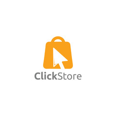 Click Store Logo Vector Simple Business