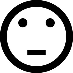 Fototapeta premium flat face icon