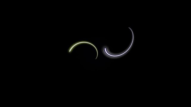 Quad Particle Spiral Background, Black Gray Accelerating Motion Loop, 2K Seamless Video Footage for Creative Art v20260302113929