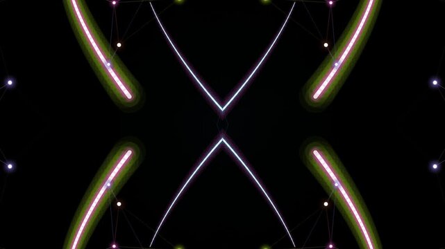 Particle Spiral Abstract Background Featuring Aurora Borealis, Black Brown Dynamic Motion Loop 2K Seamless Video for Creative Design v20260302113935