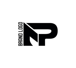 Creative NP logo design. Letter NP logo design vector © Graphics Designer
