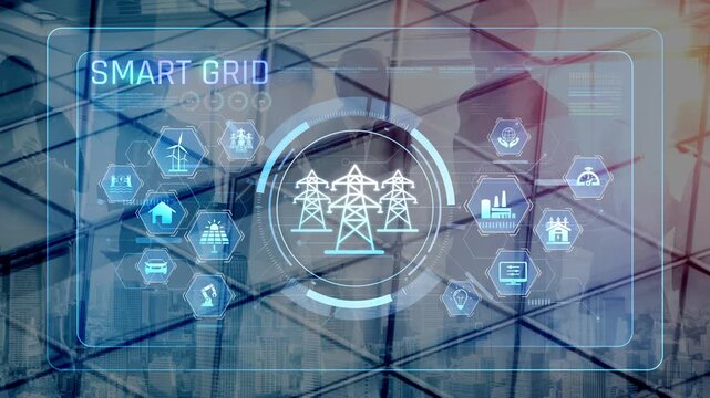 Smart grid system integrating renewable energy sources, energy storage, smart inverters, and demand response for efficient, decentralized, and modern power distribution Marrow