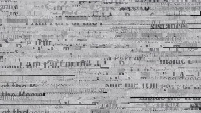 Animated Newspaper Background