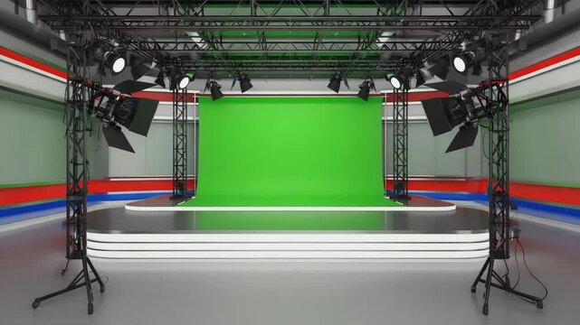 projector screen in a conference room