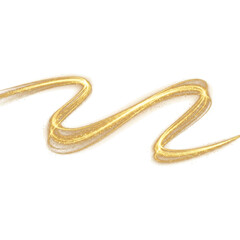 Glowing golden glitter dust explosion and magic sparkle starburst isolated