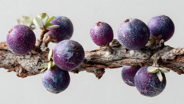 Grewia asiatica berries on branch