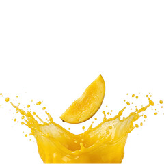 mango  juice splash