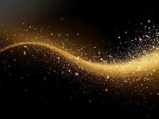 黒と金が織りなす高級感あふれる背景