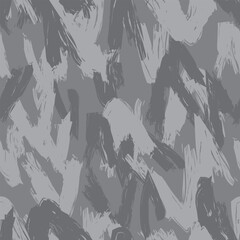 Brushstroke Fashion Textile Pattern Design For Homeware Computer Graphics Grey Tones Artistic Texture Modern Surface Design Fabric Print Wallpaper