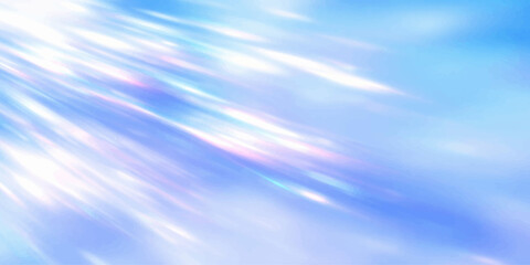 Celestial Rays: A dreamy scene of brilliant light piercing through a serene blue sky, a perfect representation of peace and optimism. © Queality Full