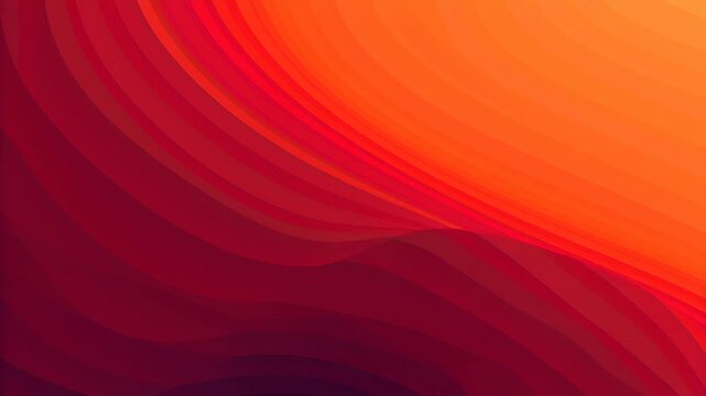 Abstract smooth red gradient background with noise effect concept. Abstract vibrant layered red and orange waves background with smooth gradient and flowing shapes