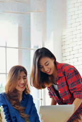 Vertical Horizon Two Business people marketing strategy team report chart, graph, infographic data analyze financial report plan. Vertical Hands teamwork partner look laptop finance sale statistics