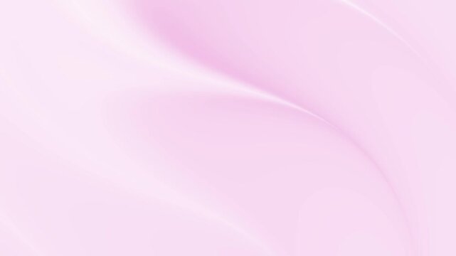 Curvy abstract design minimal blue pink gradient on white background. Seamless loop
