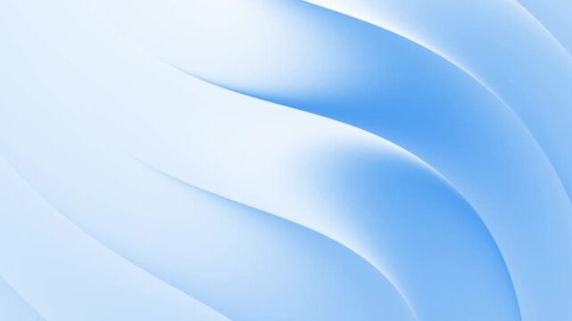 Elegant blue gradient abstract flow background. Seamless loop vertical video