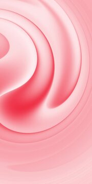 Abstract Pink 3D Fluid Wave Background