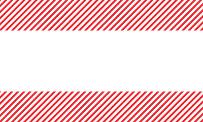 Fototapeta premium Red striped warning frame background