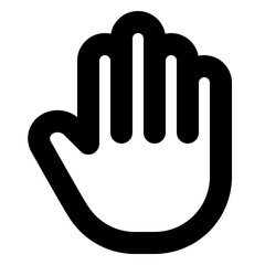 hand sign icon