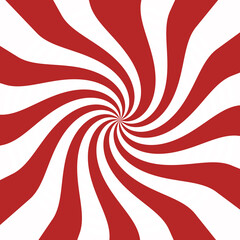 Red and white swirl spiral background abstract pattern vortex hypnotic design © SAYEM