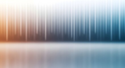 Naklejka premium Abstract Digital Background with Glowing Vertical Lines and Gradient Motion