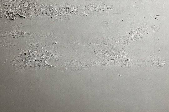 worn plaster wall with peeling paint and rough textured upper area above a smoother lower band in neutral beige-gray tones conveying a quiet, minimal, aged mood