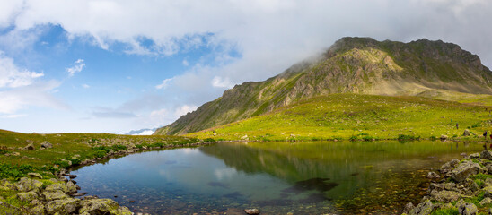 Fototapeta premium Kaçkar Mountains National Park and mountain lakes
