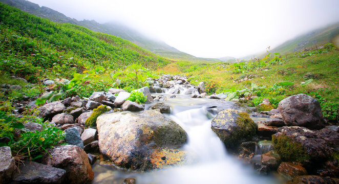 Ka&ccedil;kar Mountains National Park and mountain lakes