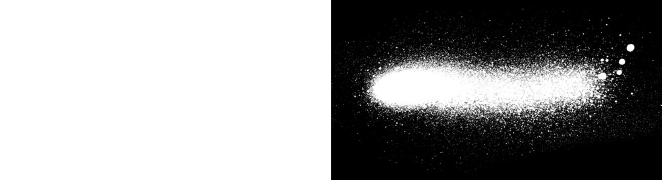 white paint splatter isolated on white background. Water splash silhouette vector texture overlay.