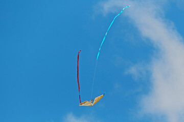 Homemade electric model airplanes flying in the sky © 亮亮 徐