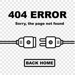 404 error, sorry the page not found