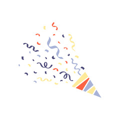 Confetti Celebration Illustrations Vector