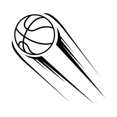 Basketball icon vector. Three pointer Illustration sign. Throwing the ball symbol or logo. © Denys