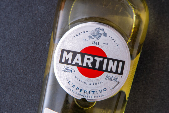 Martini Bianco drink bottle logo brand background
