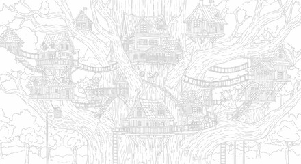 Naklejka premium Detailed drawing of a pagoda.