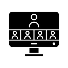 Training vector icon. Online learning Illustration sign. Team building symbol. Personal development logo. Team mark.