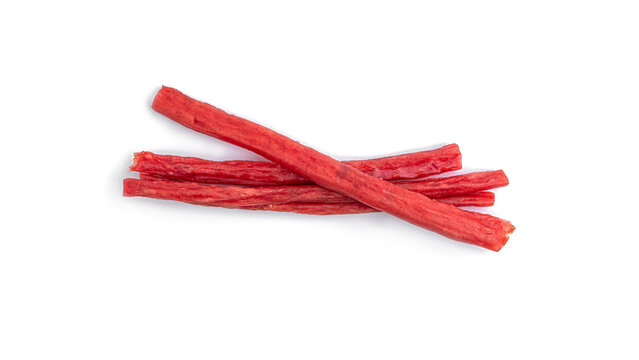 Fish sticks on a white background. High quality photo