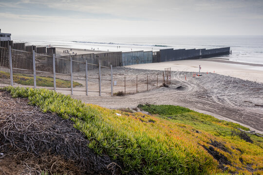 Friendship Park at the US / Mexico Border near San Diego
