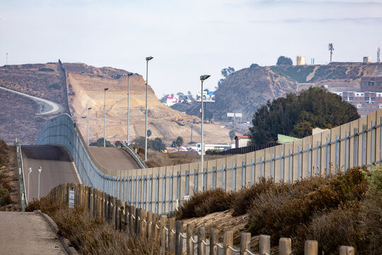 US/Mexico Boarder Wall near the Friendship Park near San Diego