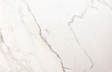 Obraz premium White marble surface with natural veining