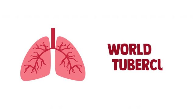 World Tuberculosis Day Animated Graphic with Lungs