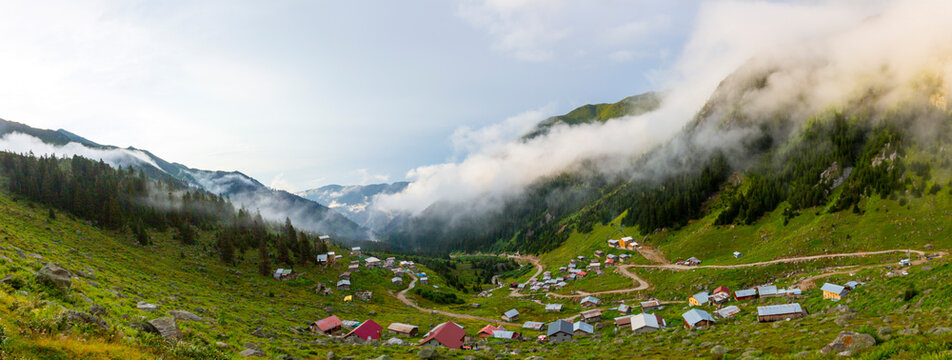 Ka&ccedil;kar Mountains National Park and mountain lakes