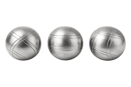 Metallic Boules for Petanque Game Play