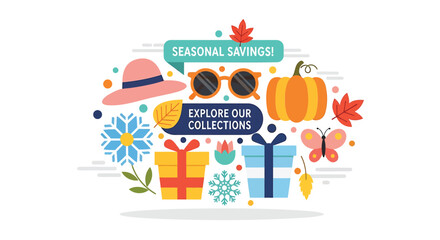 Obraz premium Set of 15 autumn icons vector