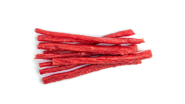 Fish sticks on a white background. High quality photo