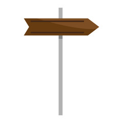 Professional wooden signposts. Significant direction Vector. Distinctive arrow symbols. Traditional nature guides.