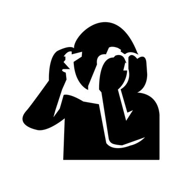 ablution silhouette icon design template	