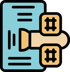 Fototapeta premium Satellite sending information to a control center, space technology and communication concept