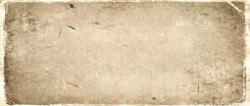 かすれと網点が重なるレトロ調グランジ質感背景