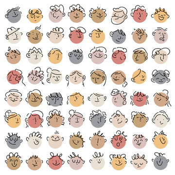 Abstract Cartoon Avatars Pack