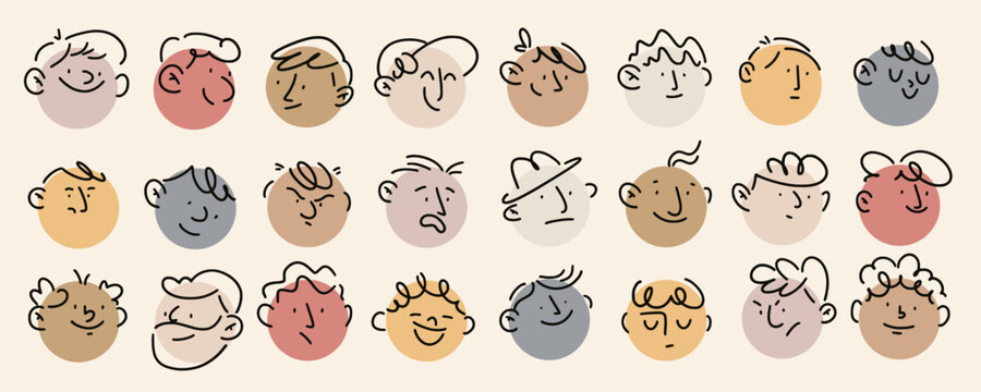Abstract Cartoon Avatars Pack