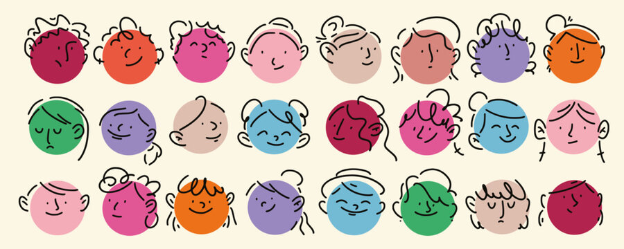 Abstract Cartoon Avatars Pack